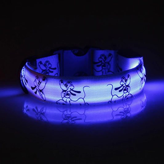 Glow Guard | LED Dog Collar Light Night Safety Nylon Pet Dog Collar